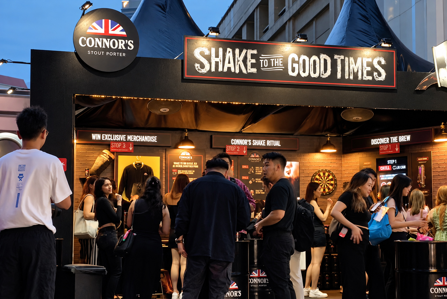CONNOR’S SINGAPORE SHAKE TO THE GOOD TIMES